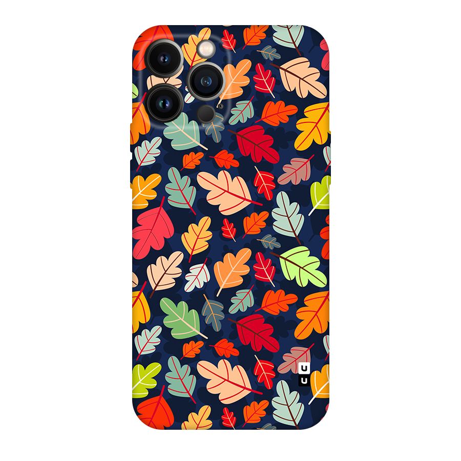 Colorful Leaves Beautiful Pattern Original Polycarbonate Back Case for iPhone 13 Pro Max