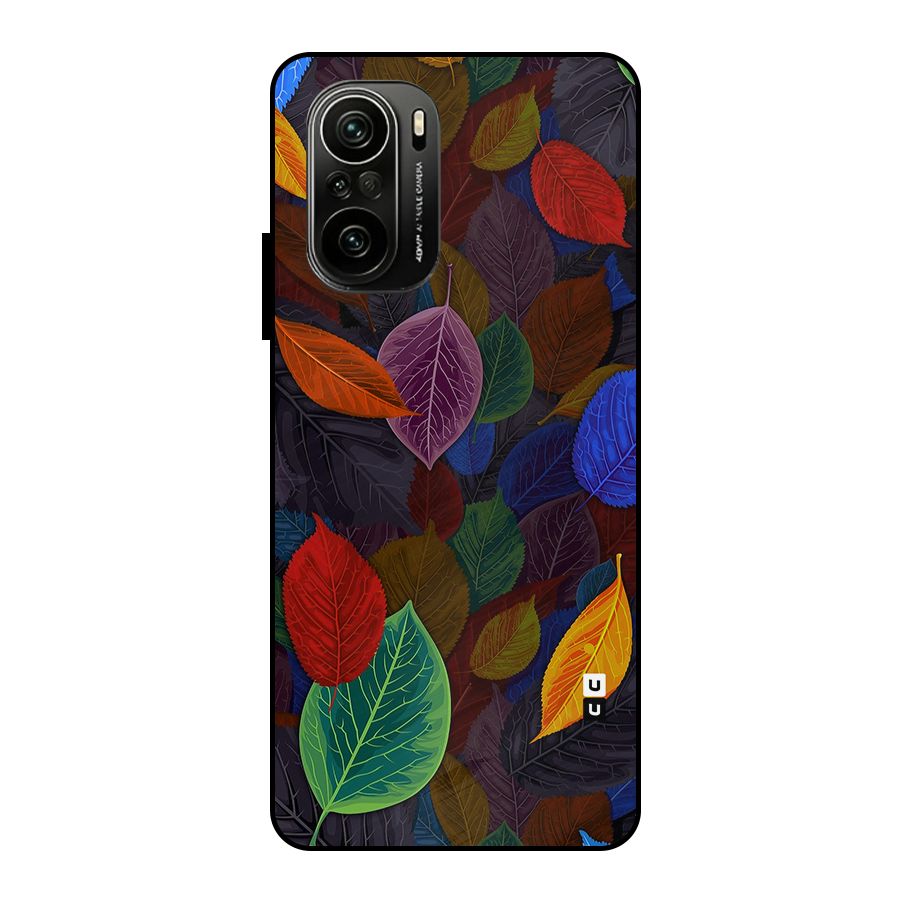 Colorful Leaves Pattern Metal Back Case for Mi 11x