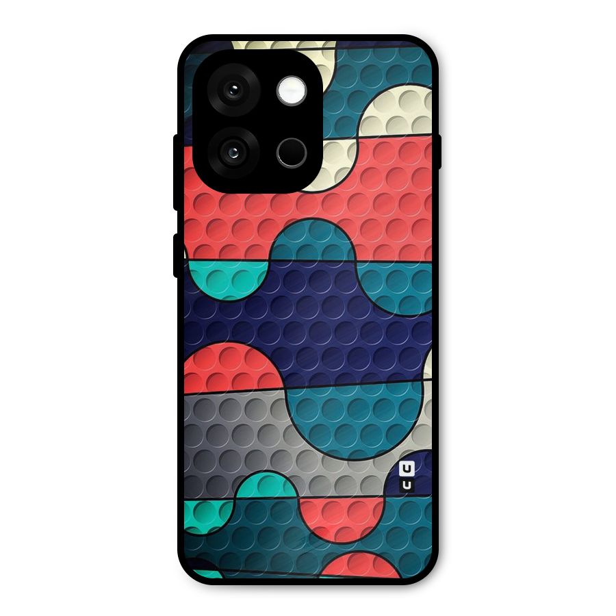 Colorful Puzzle Design Metal Back Case for OnePlus 13s