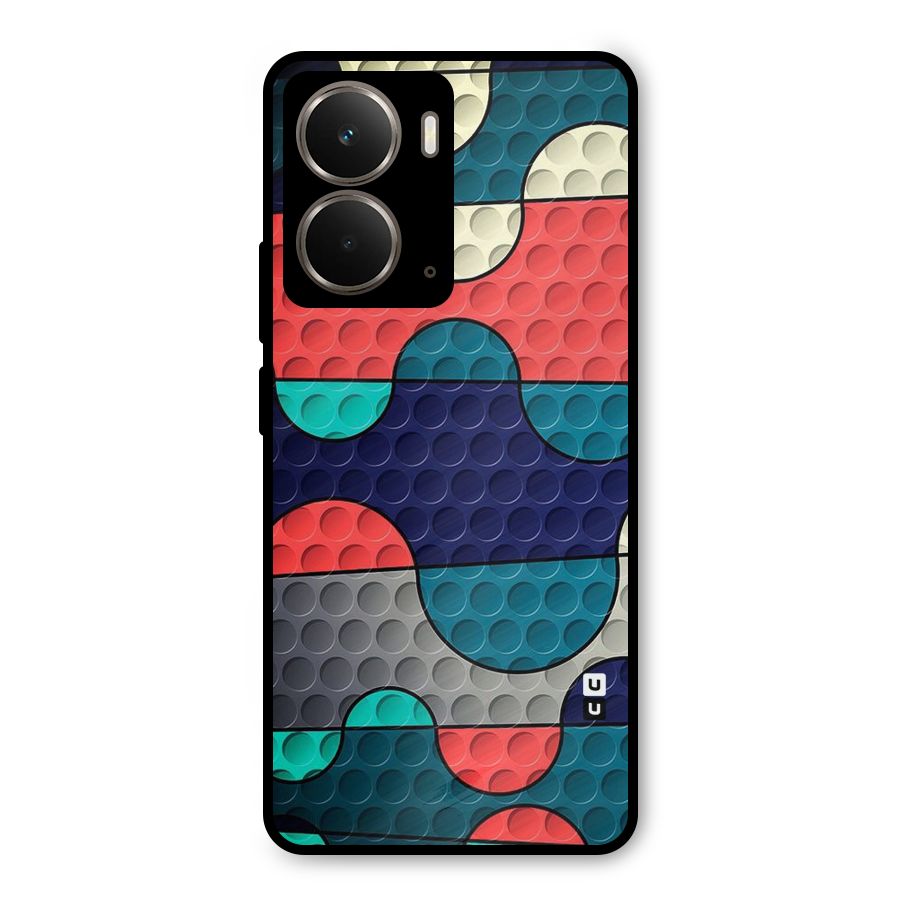 Colorful Puzzle Design Metal Back Case for Realme P3