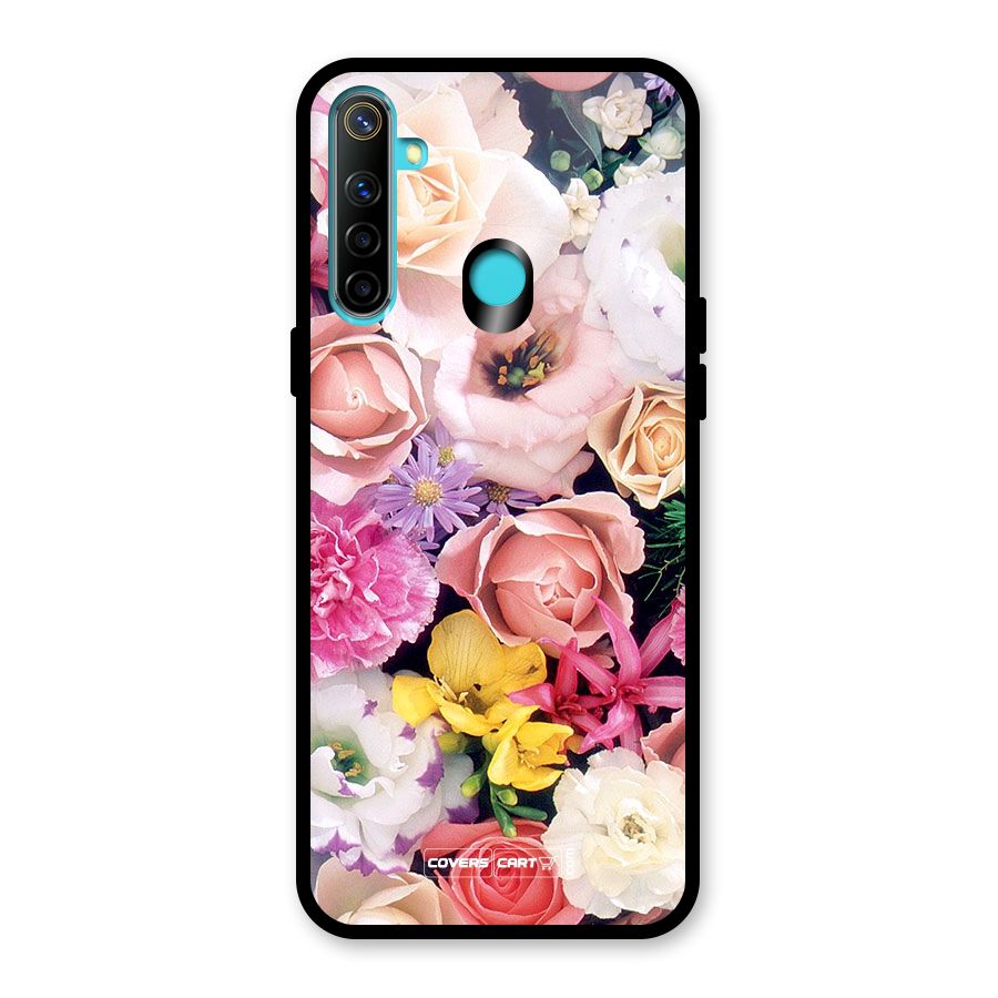 Colorful Roses Glass Back Case for Realme Narzo 10