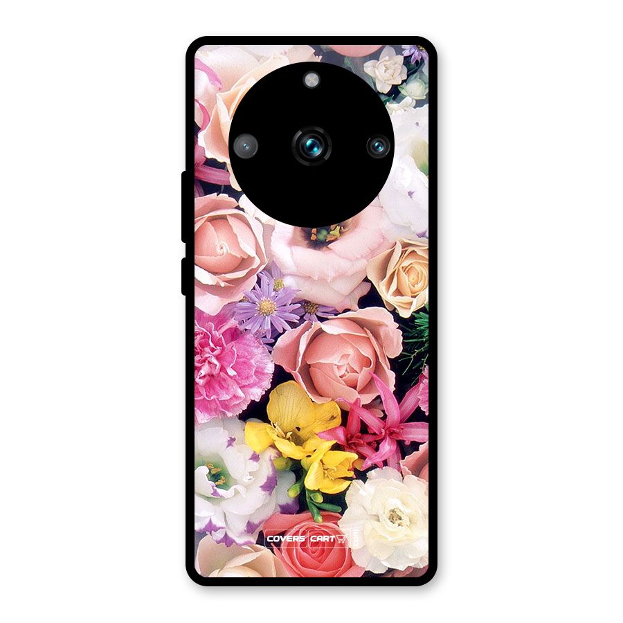 Colorful Roses Glass Back Case for Realme Narzo 60 Pro