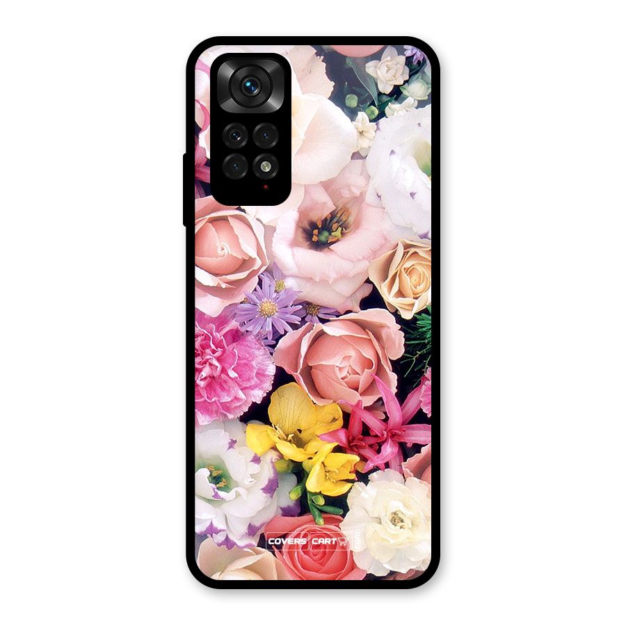 Colorful Roses Glass Back Case for Redmi Note 11S