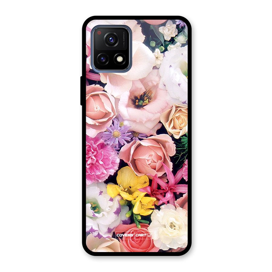 Colorful Roses Glass Back Case for Vivo Y72 5G