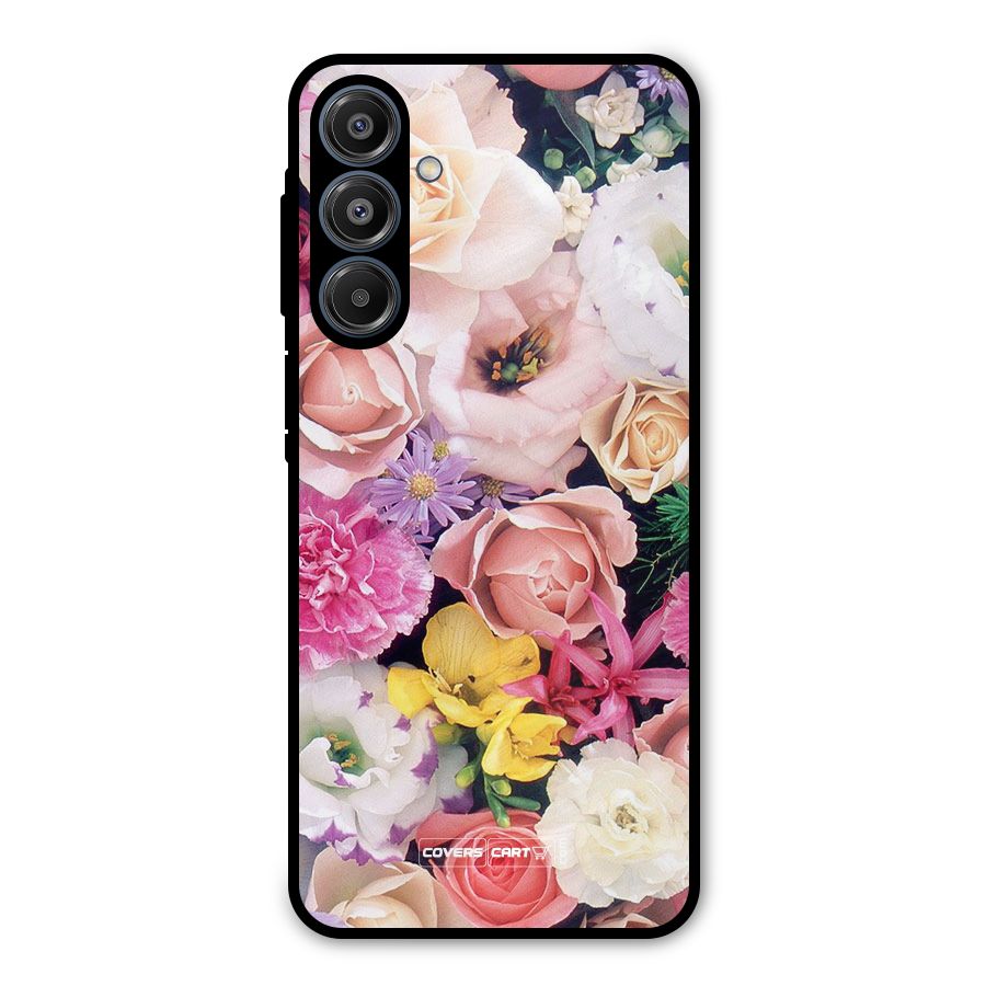 Colorful Roses Metal Back Case for Galaxy A16 5G