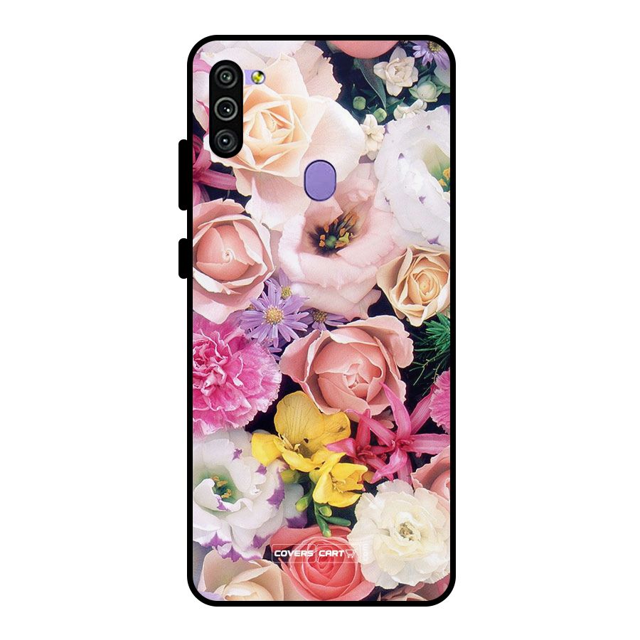 Colorful Roses Metal Back Case for Galaxy M11