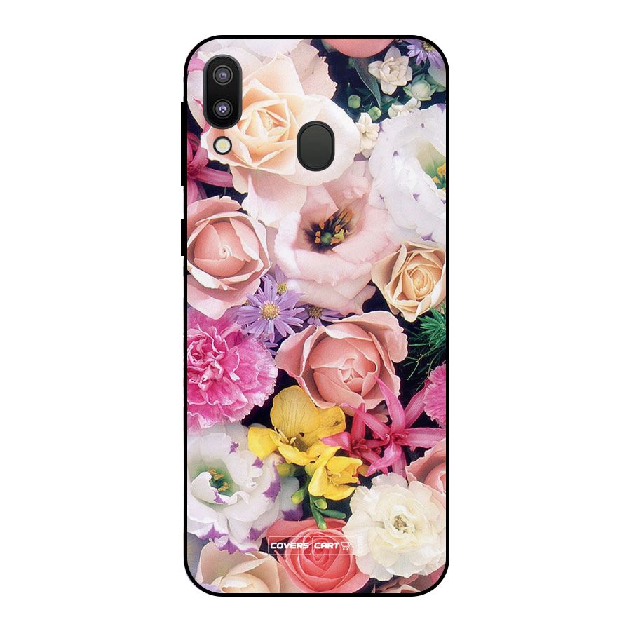Colorful Roses Metal Back Case for Galaxy M20