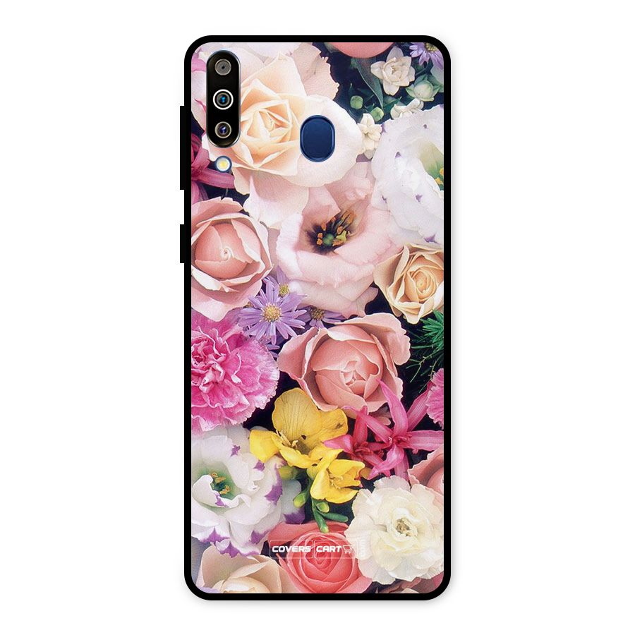 Colorful Roses Metal Back Case for Galaxy M30