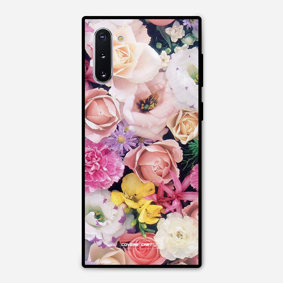 Colorful Roses Metal Back Case for Galaxy Note 10