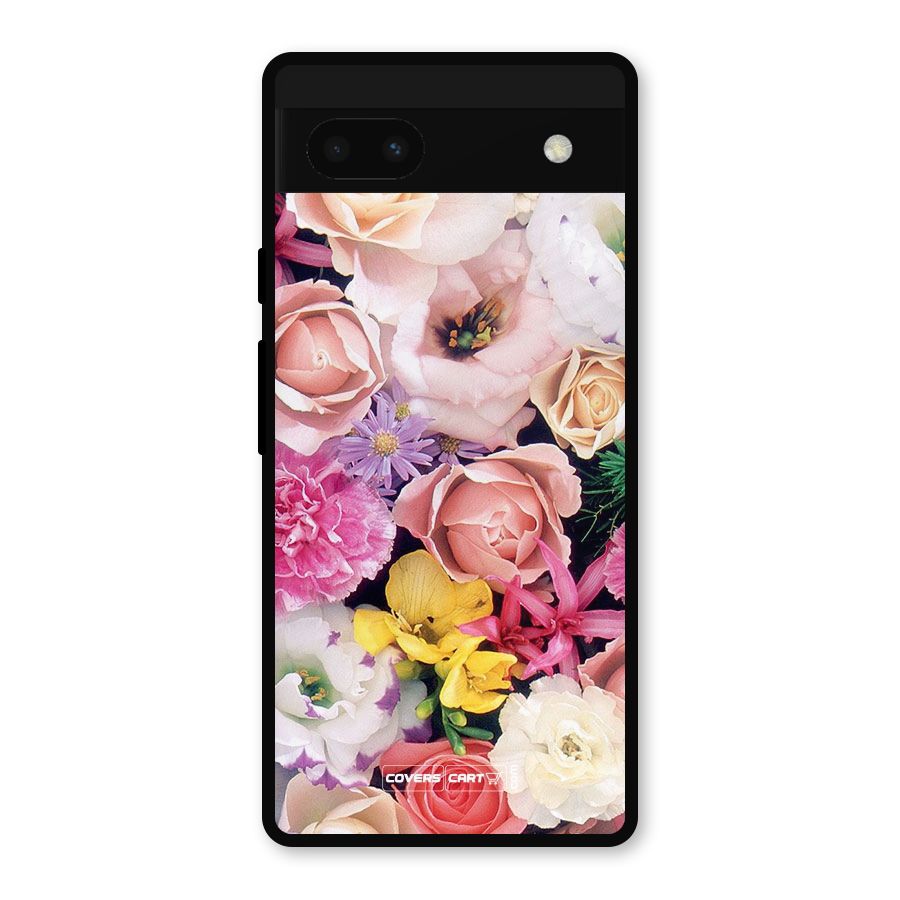 Colorful Roses Metal Back Case for Google Pixel 6a