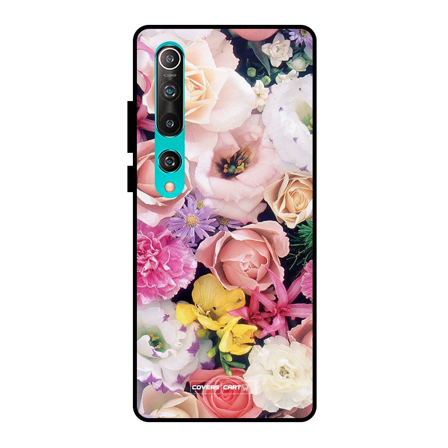 Colorful Roses Metal Back Case for Mi 10