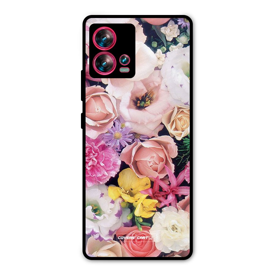 Colorful Roses Metal Back Case for Motorola Edge 30 Fusion