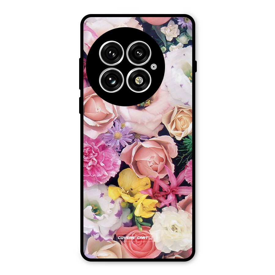 Colorful Roses Metal Back Case for OnePlus 13