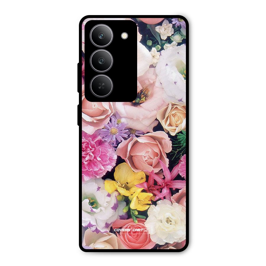 Colorful Roses Metal Back Case for Realme 14x