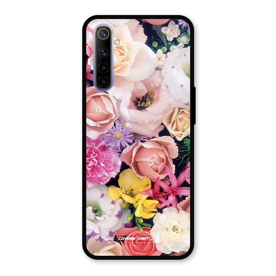 Colorful Roses Metal Back Case for Realme 6