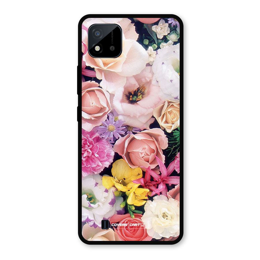 Colorful Roses Metal Back Case for Realme C11 2021