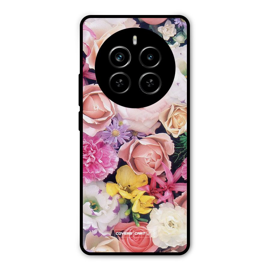Colorful Roses Metal Back Case for Realme P1 Pro