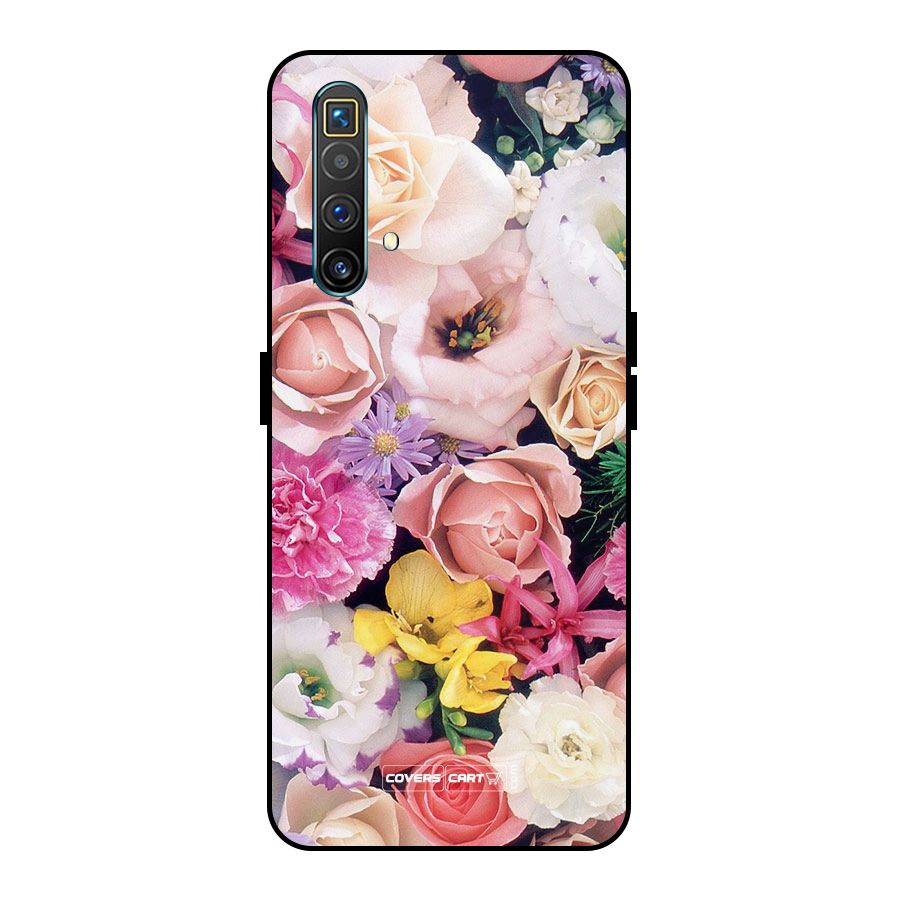 Colorful Roses Metal Back Case for Realme X3