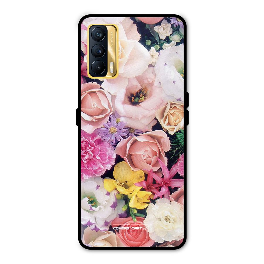 Colorful Roses Metal Back Case for Realme X7