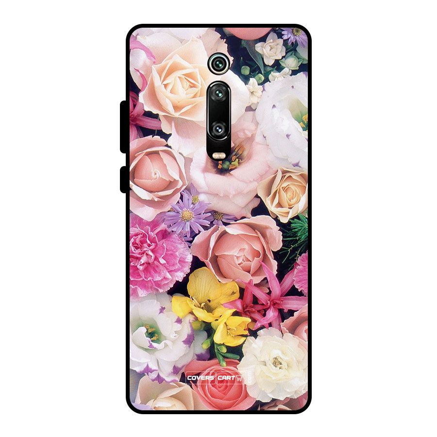 Colorful Roses Metal Back Case for Redmi K20