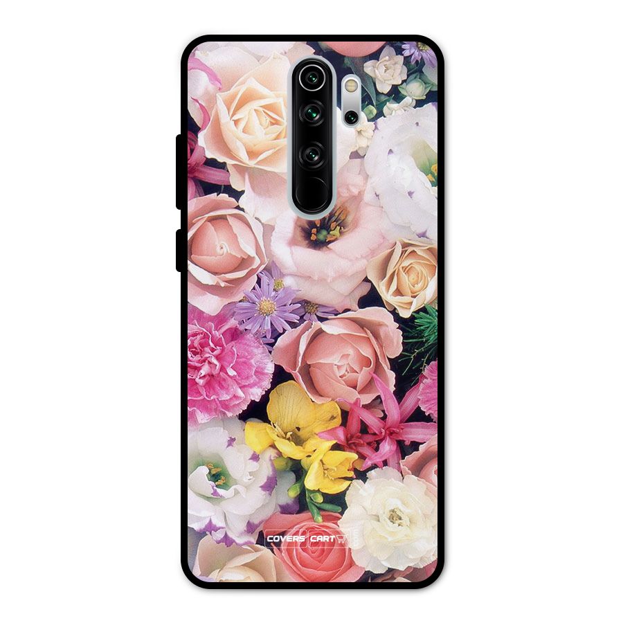Colorful Roses Metal Back Case for Redmi Note 8 Pro