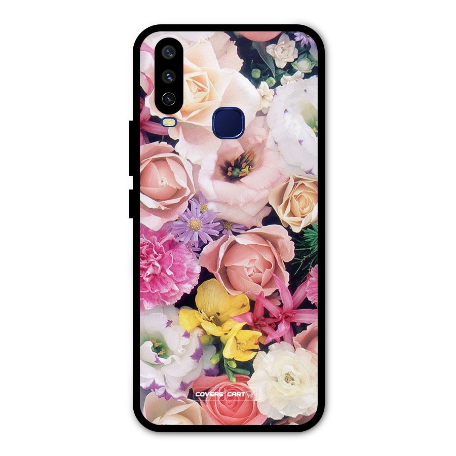 Colorful Roses Metal Back Case for Vivo Y12