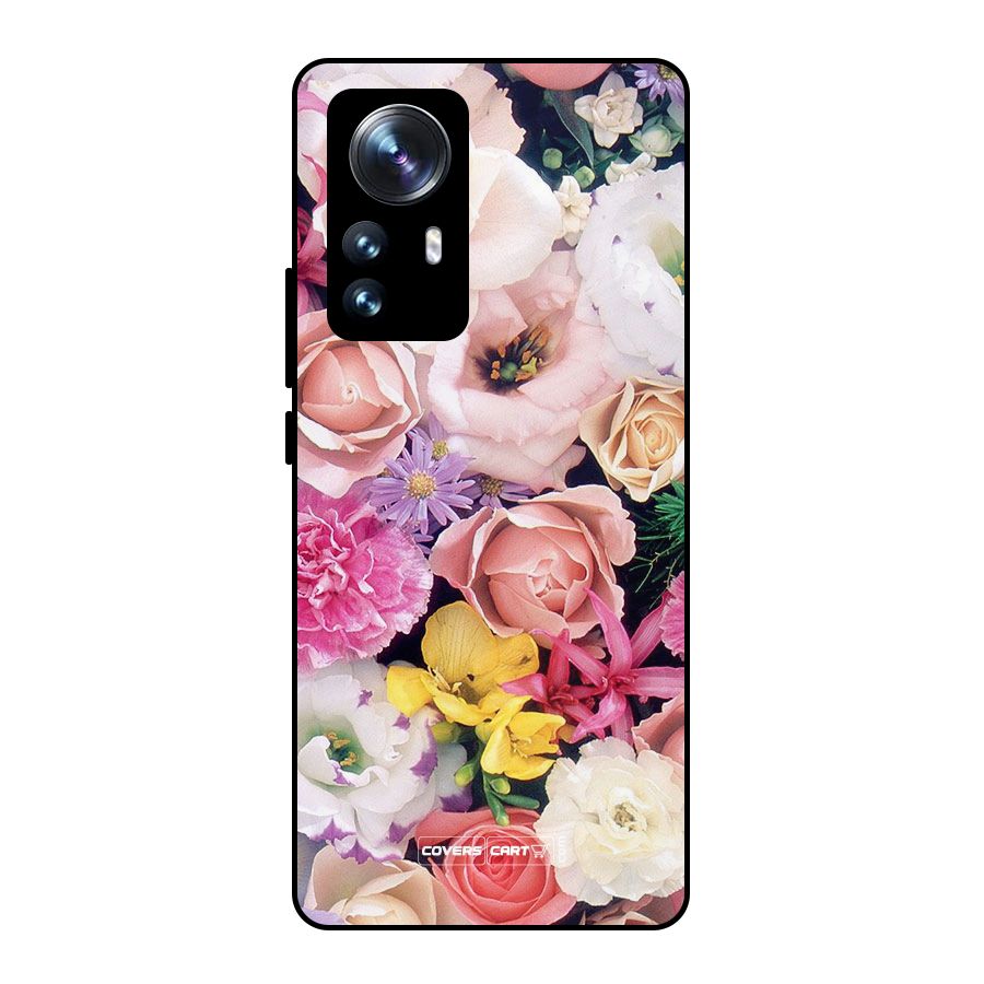 Colorful Roses Metal Back Case for Xiaomi 12 Pro