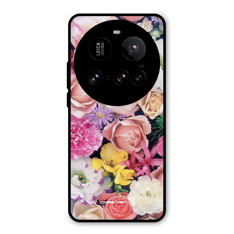 Colorful Roses Metal Back Case for Xiaomi 15 Ultra