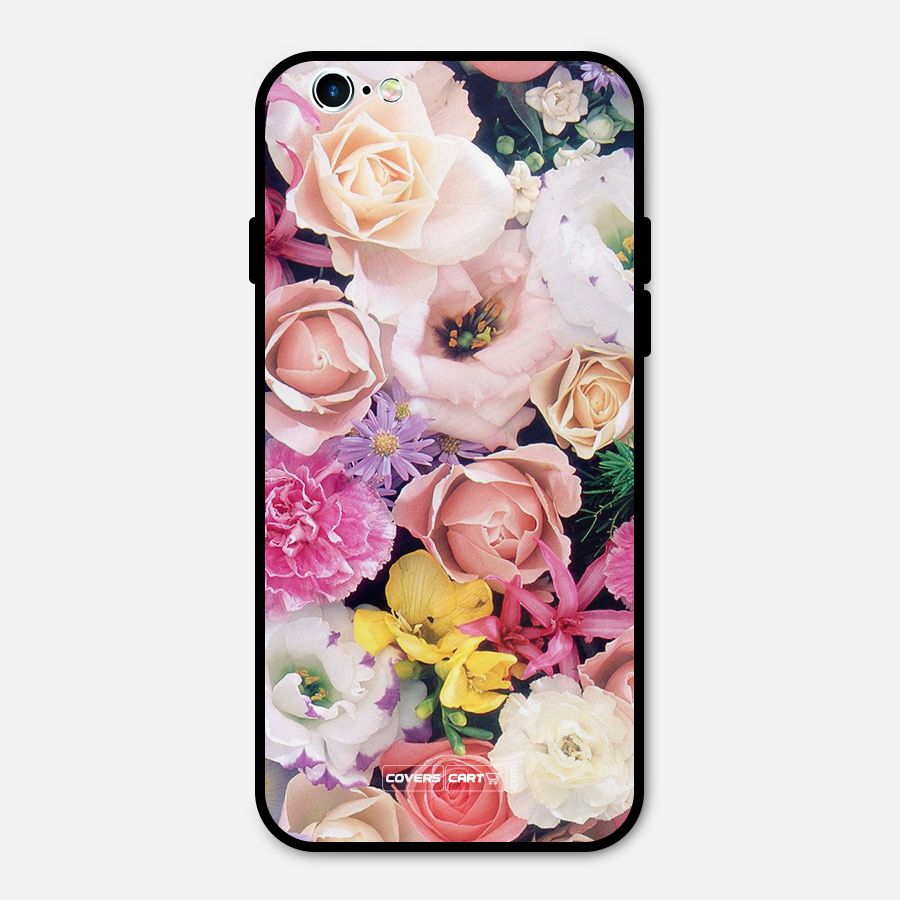 Colorful Roses Metal Back Case for iPhone 6 6s