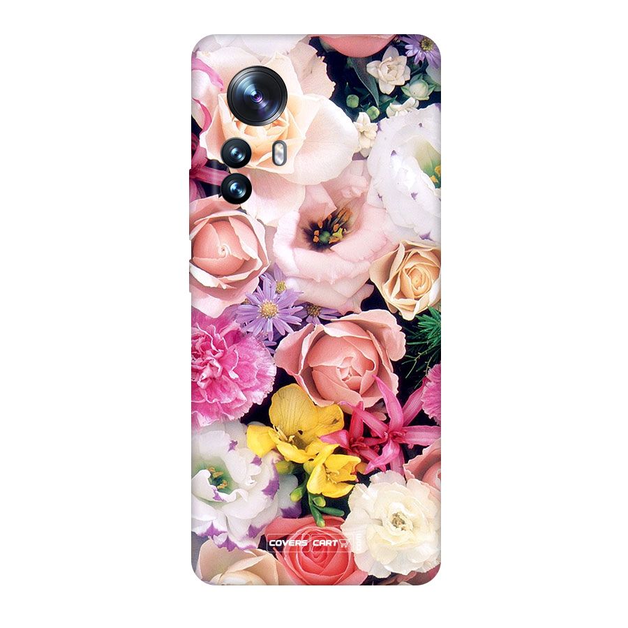 Colorful Roses Original Polycarbonate Back Case for Xiaomi 12 Pro