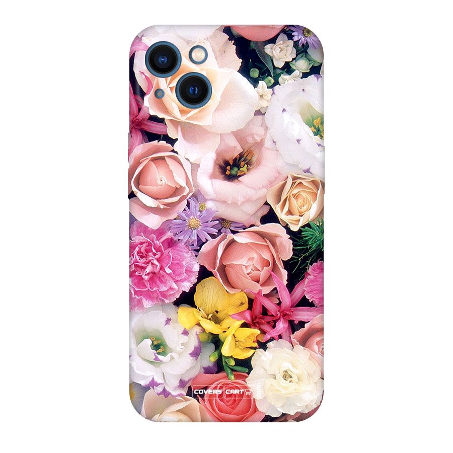 Colorful Roses Original Polycarbonate Back Case for iPhone 13