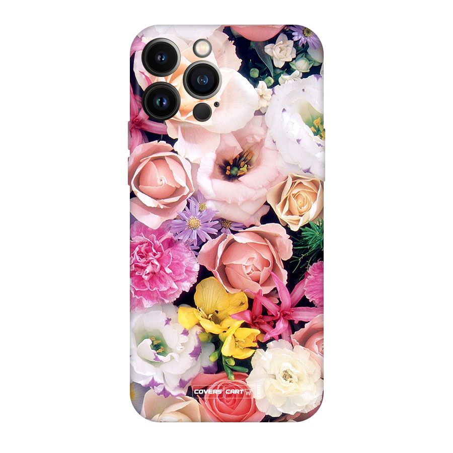 Colorful Roses Original Polycarbonate Back Case for iPhone 13 Pro Max
