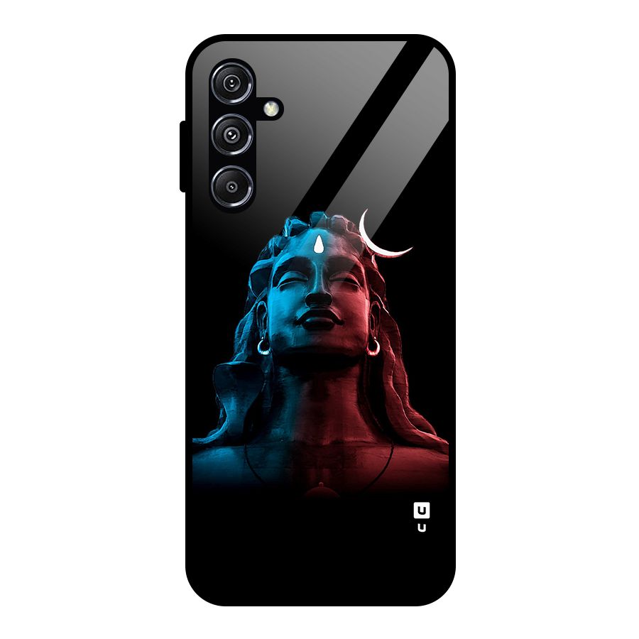 Colorful Shiva Glass Back Case for Galaxy M34 5G