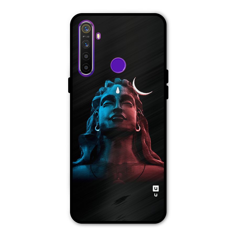 Colorful Shiva Glass Back Case for Realme 5s
