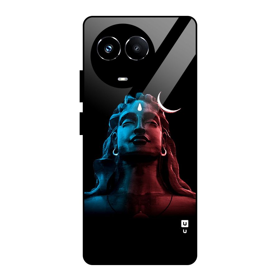 Colorful Shiva Glass Back Case for Realme Narzo 60X