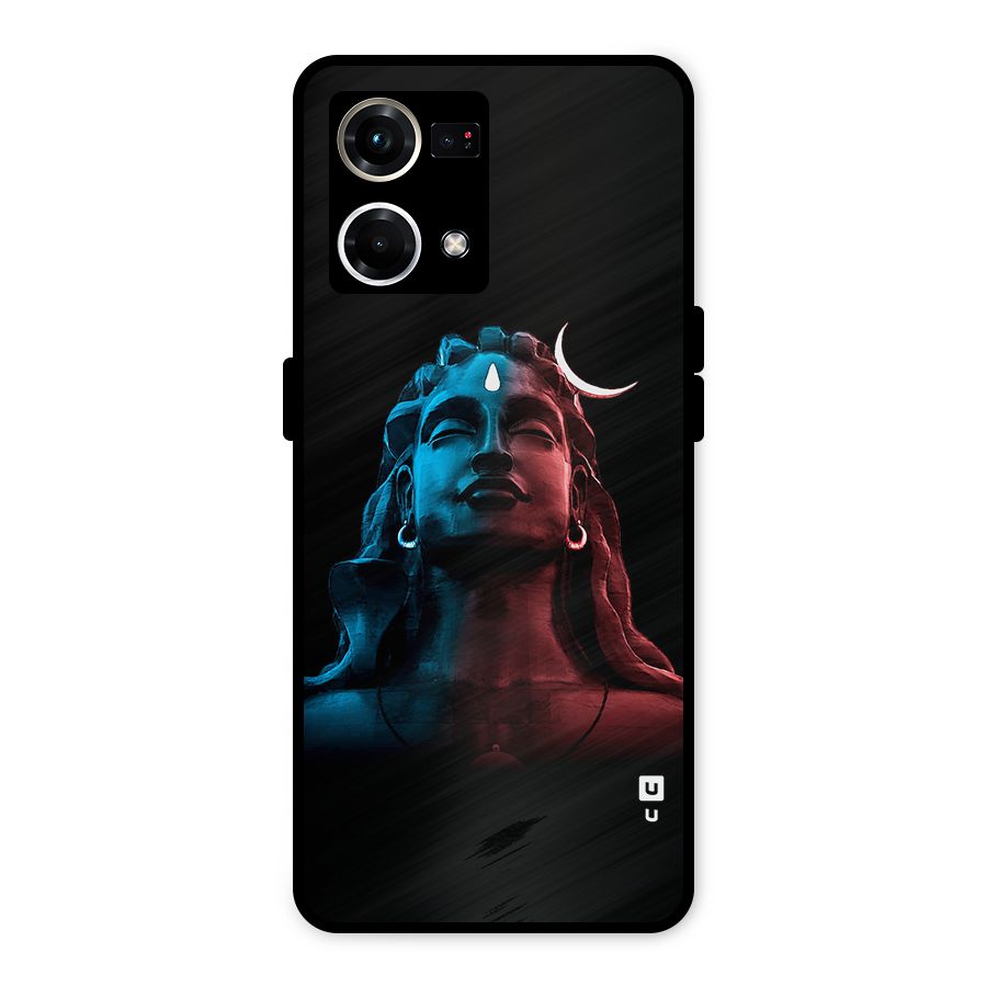 Colorful Shiva Metal Back Case for Oppo F21 Pro 4G