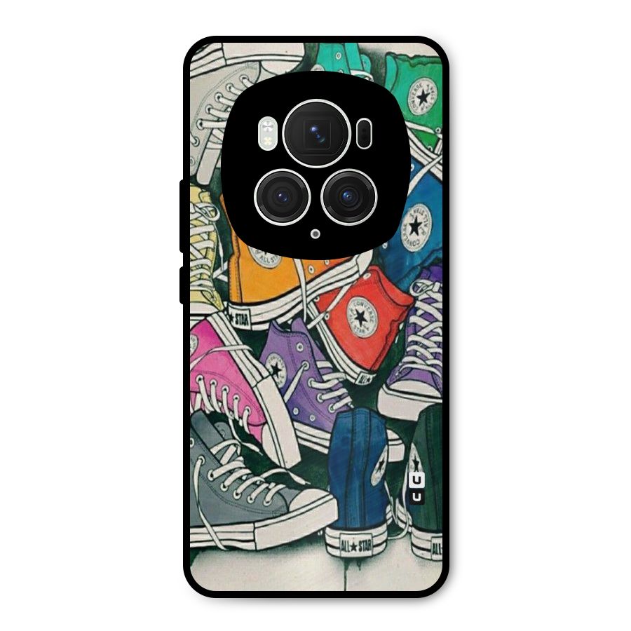 Colorful Shoes Metal Back Case for Honor Magic6 Pro