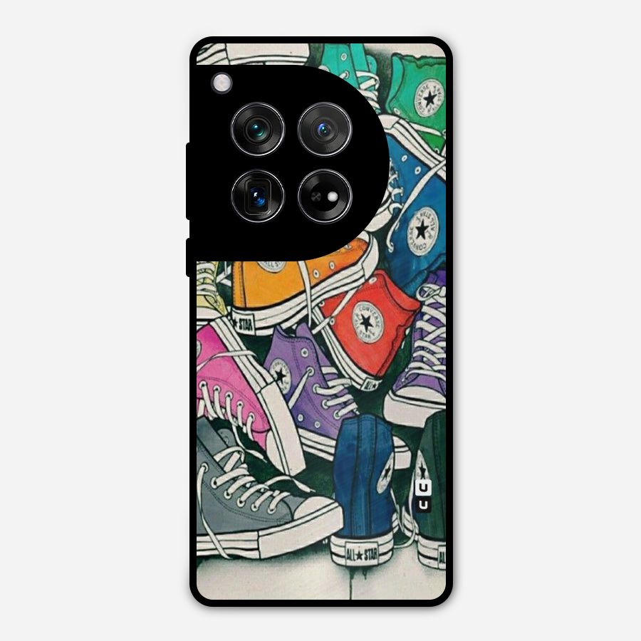 Colorful Shoes Metal Back Case for OnePlus 12