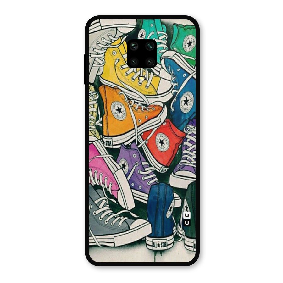 Colorful Shoes Metal Back Case for Poco M2 Pro