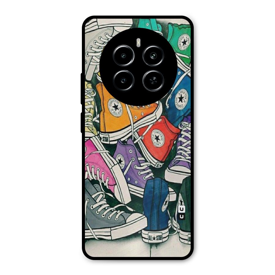 Colorful Shoes Metal Back Case for Realme P1