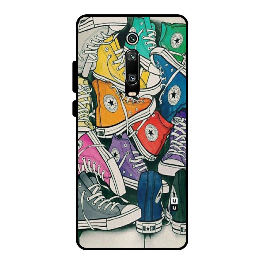 Colorful Shoes Metal Back Case for Redmi K20 Pro