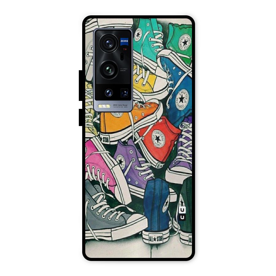 Colorful Shoes Metal Back Case for Vivo X60 Pro Plus