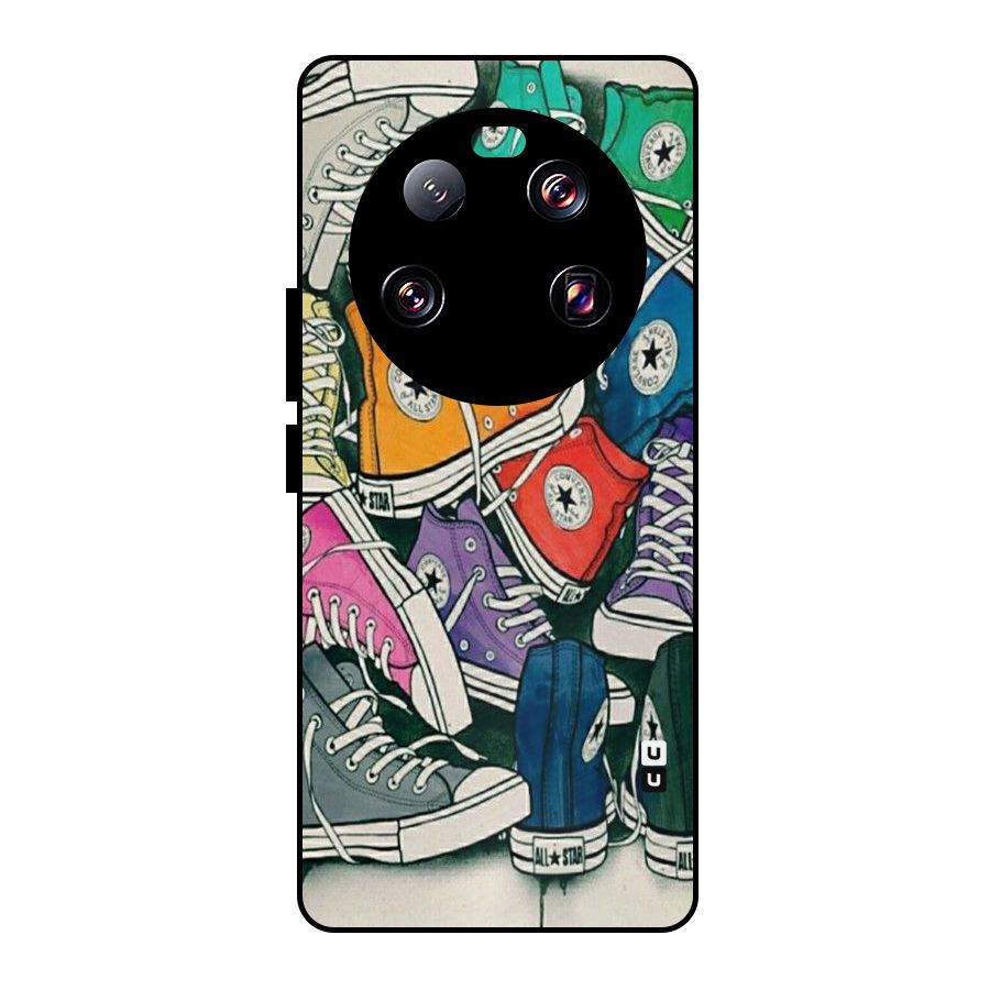 Colorful Shoes Metal Back Case for Xiaomi 13 Ultra