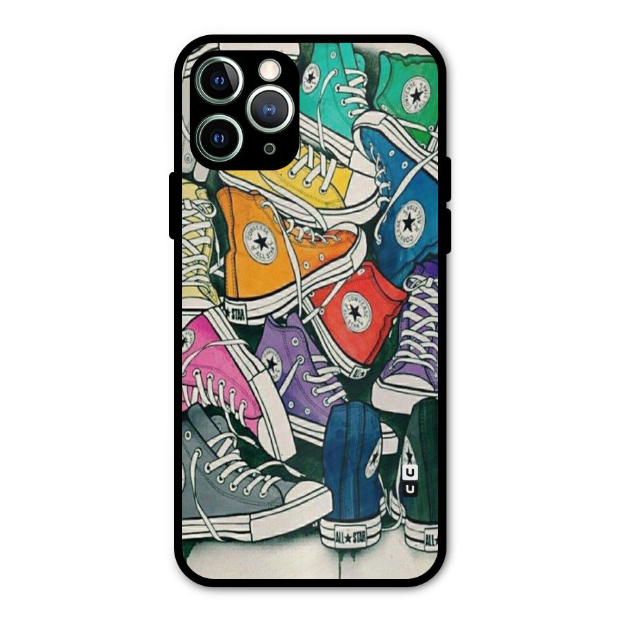 Colorful Shoes Metal Back Case for iPhone 11 Pro Max