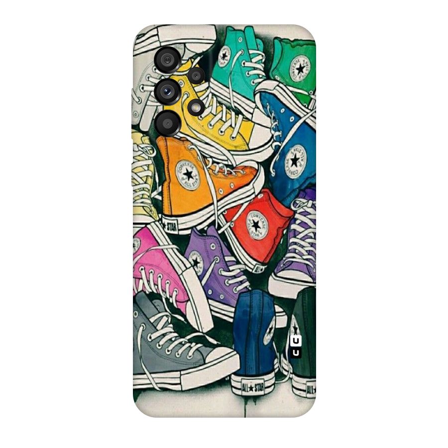 Colorful Shoes Original Polycarbonate Back Case for Galaxy A73 5G