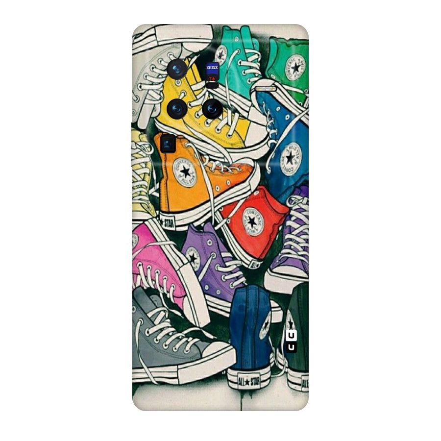 Colorful Shoes Original Polycarbonate Back Case for Vivo X80
