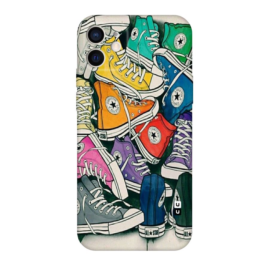 Colorful Shoes Original Polycarbonate Back Case for iPhone 12
