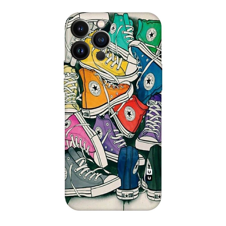 Colorful Shoes Original Polycarbonate Back Case for iPhone 13 Pro Max