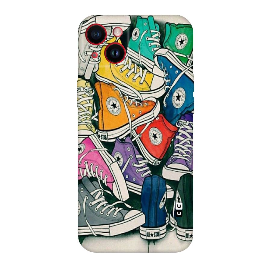 Colorful Shoes Original Polycarbonate Back Case for iPhone 14 Plus