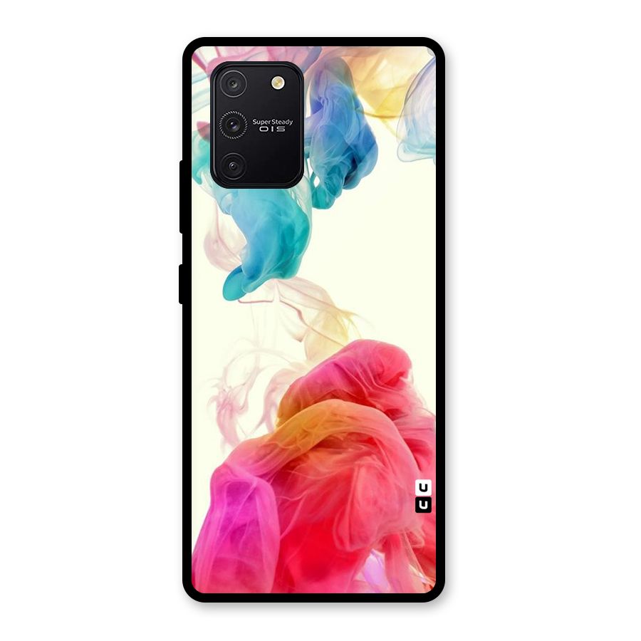 Colorful Splash Glass Back Case for Galaxy S10 Lite
